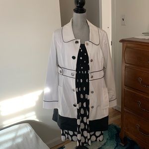 Apt. 9 black/white Ladies jacket